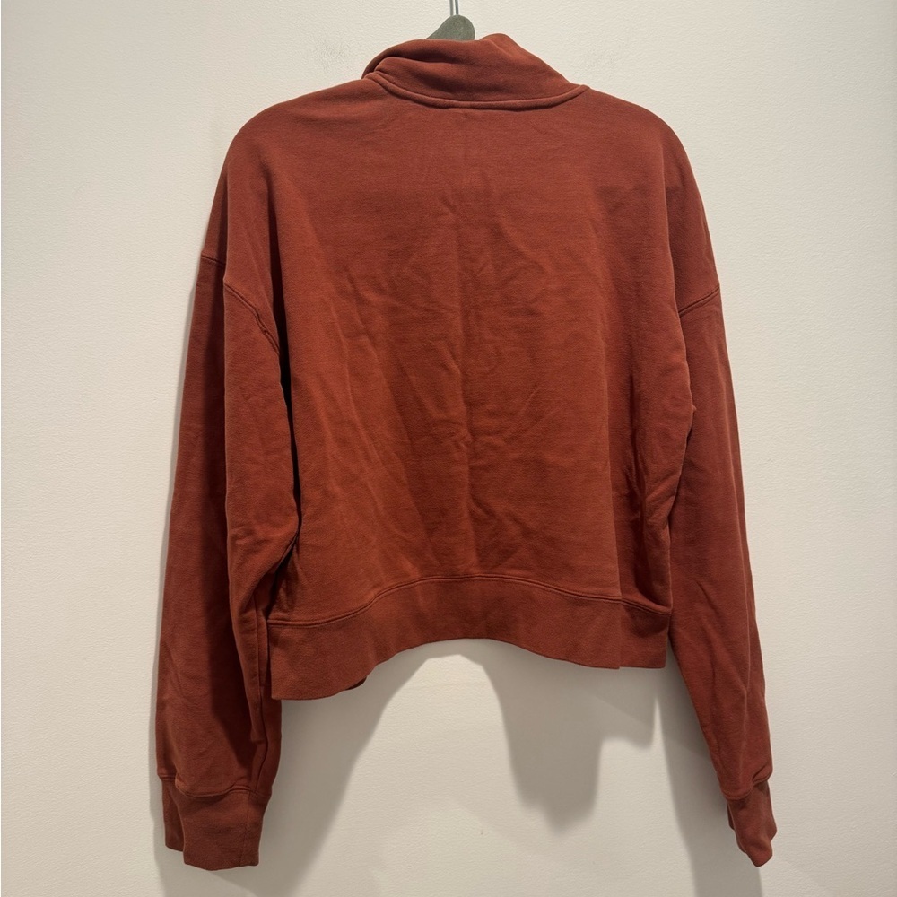 Fabletics Half Zip Rust/Terracota - Picture 5 of 5